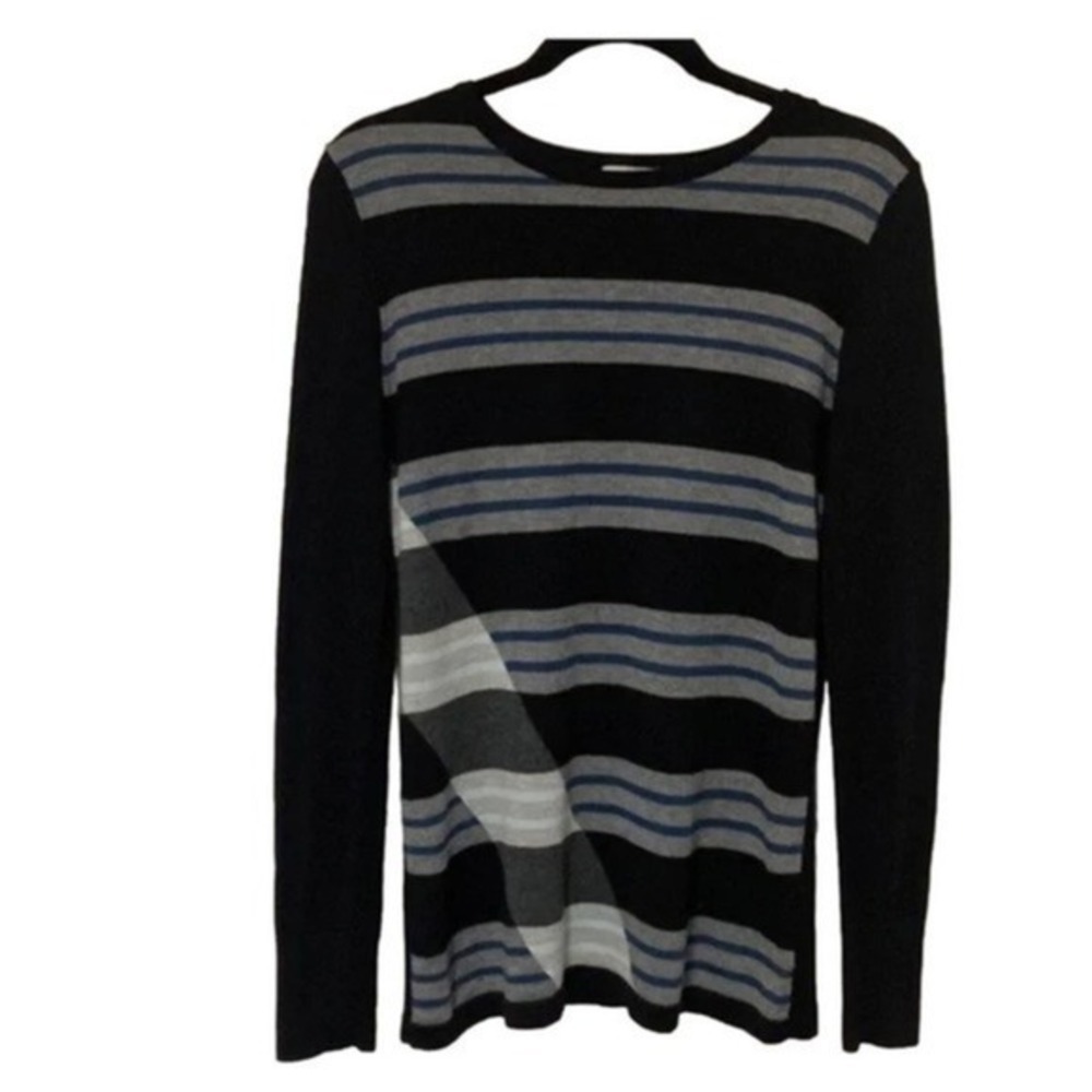 Halogen Stripe Sweater Size Medium